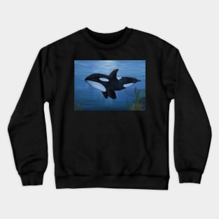 Underwater Orca - Digital Painting Crewneck Sweatshirt